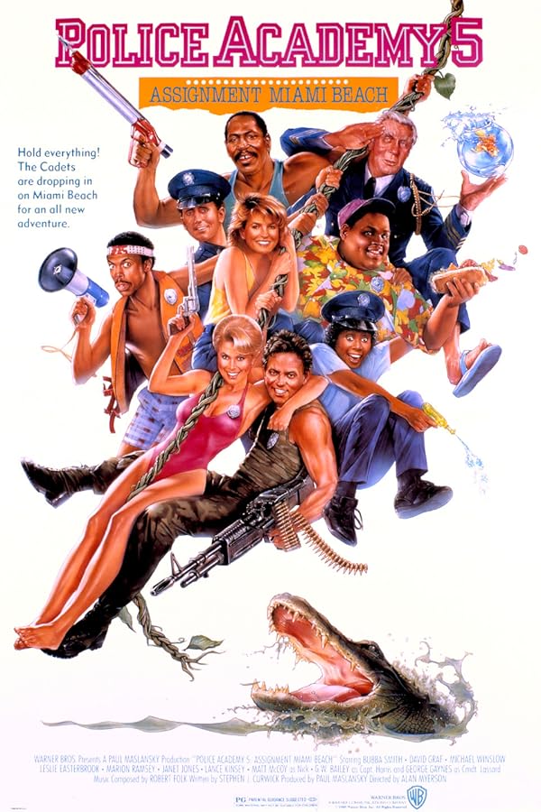 دانلود فیلم Police Academy 5: Assignment: Miami Beach / دانشکده پلیس 5