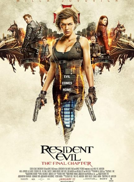 دانلود فیلم Resident Evil: The Final Chapter / رزیدنت ایول 6 قسمت پایانی